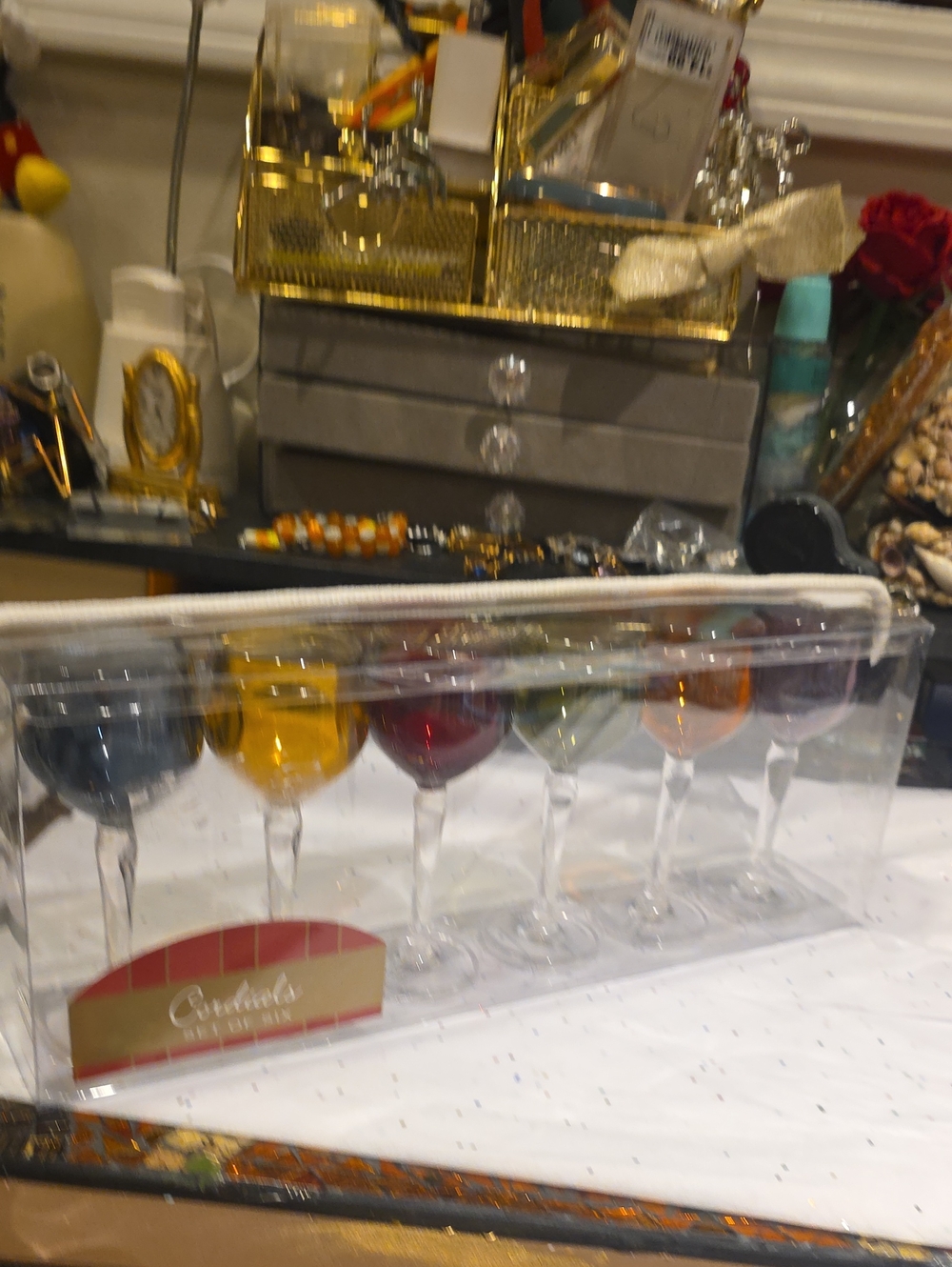 Colorful Stemmed Wine Glass Set - Assorted Colors